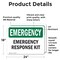 Signmission Response Kit, 24 in W x Rectangle, Vinyl Decal OS-2PACK-EM-D-1824-L-10312 - alternate 4